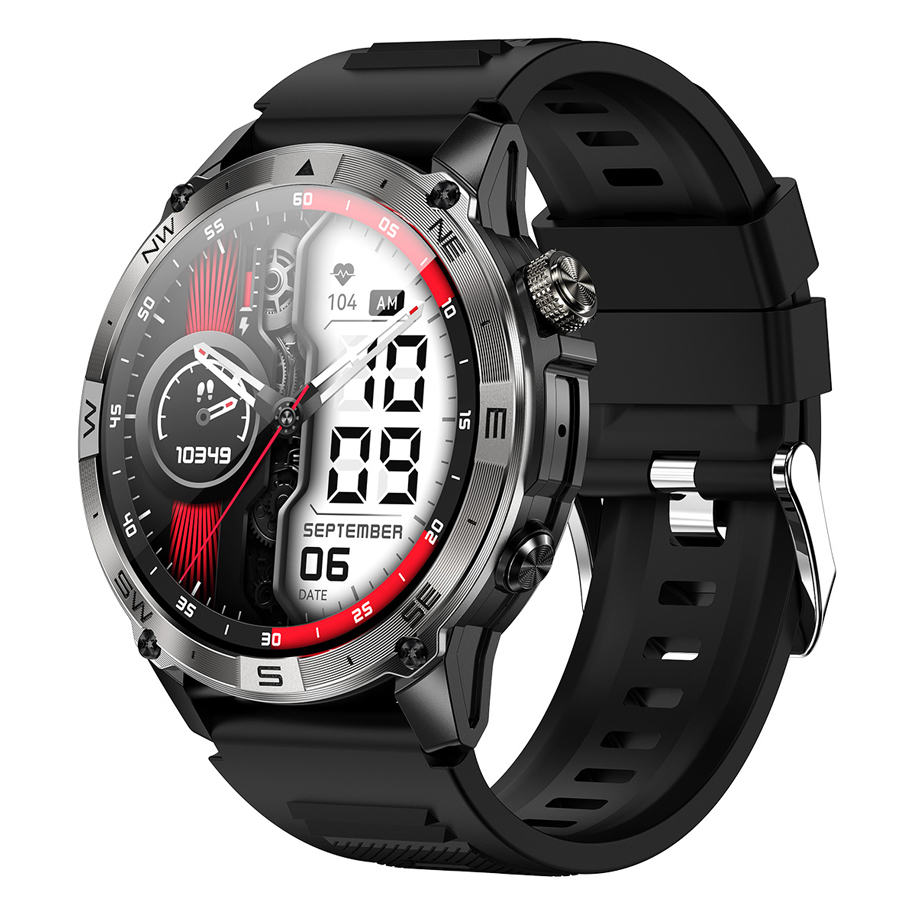 Xmart HK08 Smartwatch with Heart Rate Monitor (Black)