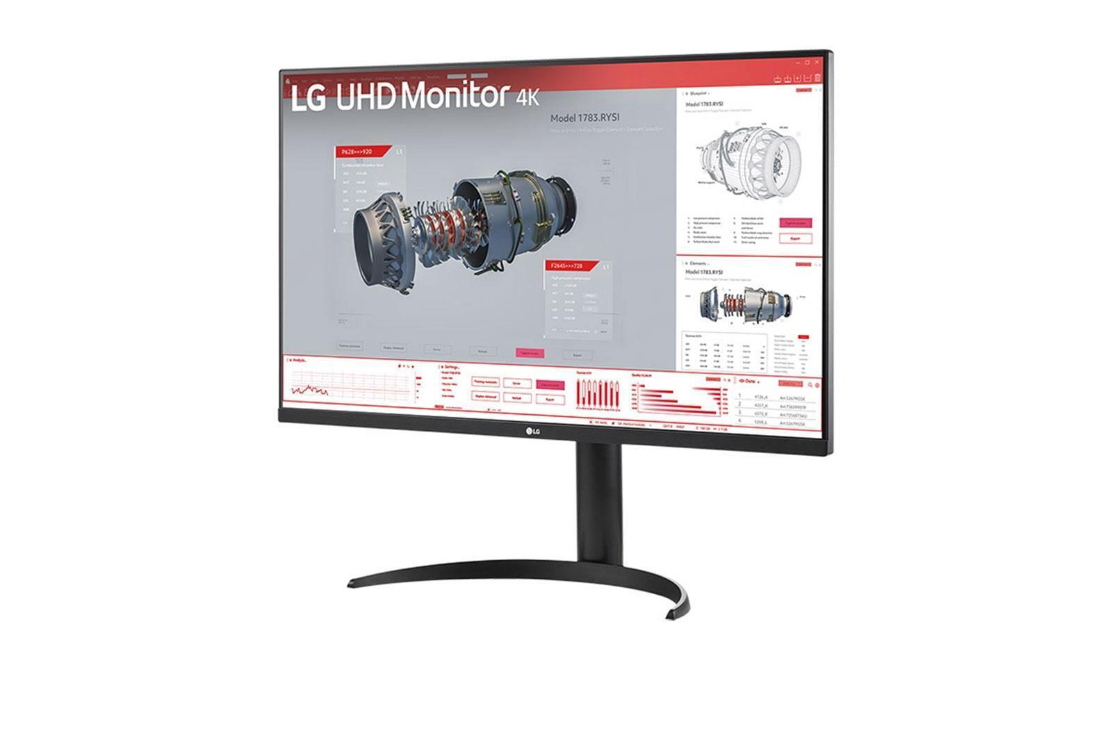 LG 32BR55UK-B Monitor 31.5" 4K 3840x2160 view 4
