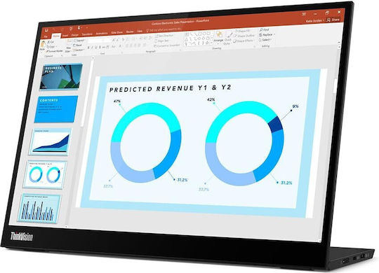 Lenovo ThinkVision M14d IPS Portable Monitor 14" 2240x1400 with Response Time 6ms GTG