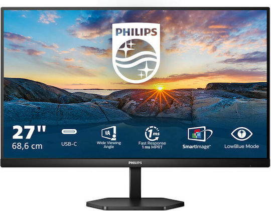 Philips 27E1N3300A IPS Monitor 27" FHD 1920x1080 with Response Time 4ms GTG
