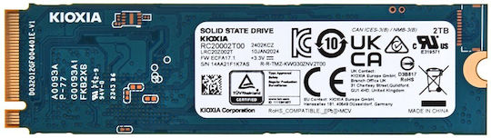 Kioxia Exceria G2 SSD 2TB M.2 Type PCI Express 3.0 Connection LRC20Z002TG8 vista 3
