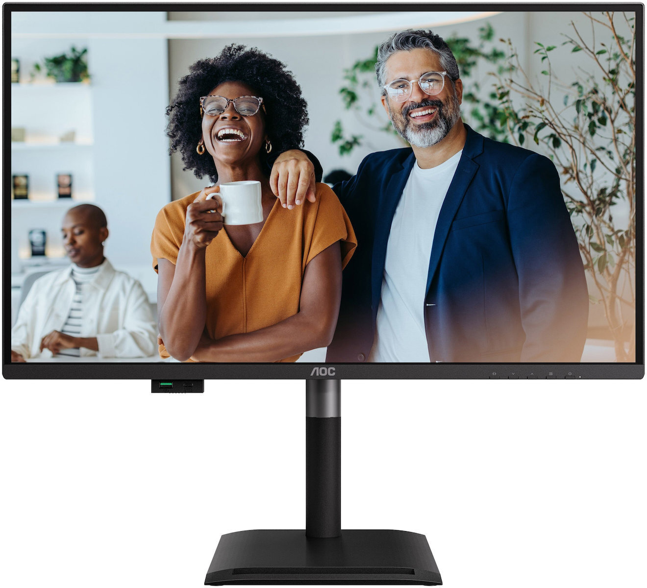 AOC Q27P4CV Monitor 27" QHD 2560x1440 with 4ms GTG Response Time view 8
