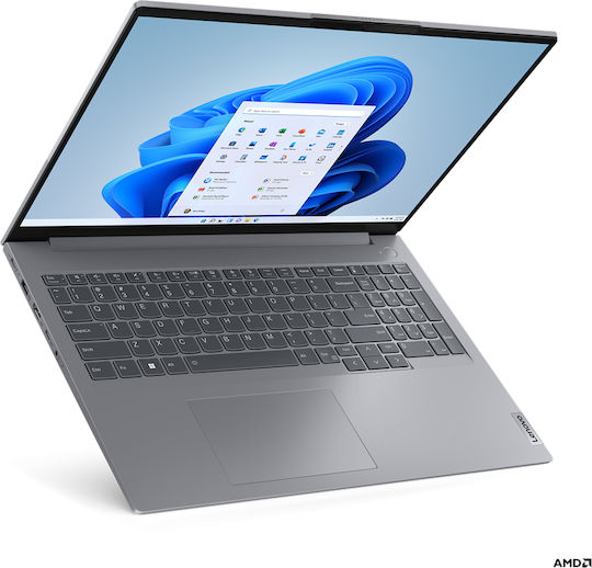 Lenovo ThinkBook 16 G6 ABP 16" IPS FHD+ (Ryzen 5-7530U/16GB/512GB SSD/W11 Pro) Arctic Grey (US Keyboard) vue 2