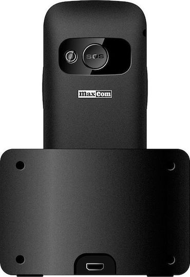 MaxCom MM720 Dual SIM Mobile with Large Buttons Black view 6