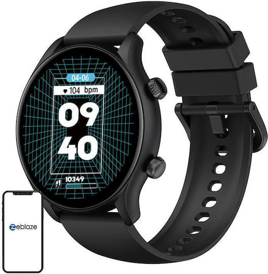 Zeblaze Btalk 3 Plus Smartwatch with Heart Rate Monitor (Black) view 2