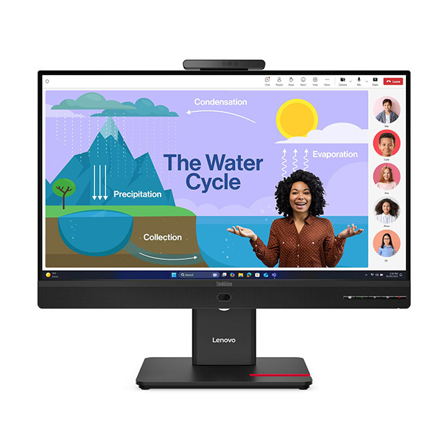 Lenovo ThinkVision T24D-4v IPS Monitor 23.8" FHD 1920x1080 with 4ms Response Time GTG view 1