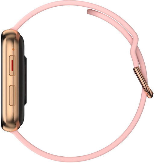 Garett GRC Style Smartwatch with Heart Rate Monitor (Gold Steel) view 4