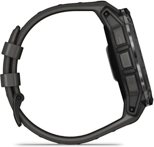 Garmin Instinct 3 AMOLED Aluminium 50mm Waterproof Smartwatch with Heart Rate Monitor (Black with Charcoal Band) view 5