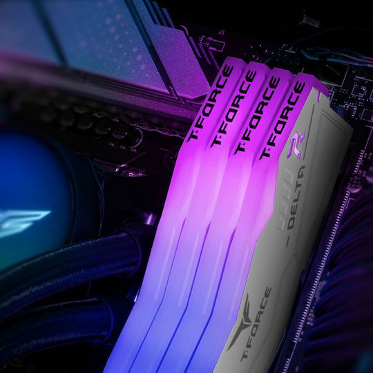 TeamGroup Delta RGB 32GB DDR5 RAM with 2 Modules (2x16GB) and 6400 Speed for Desktop (FF4D532G6400HC32ADC01) vue 3