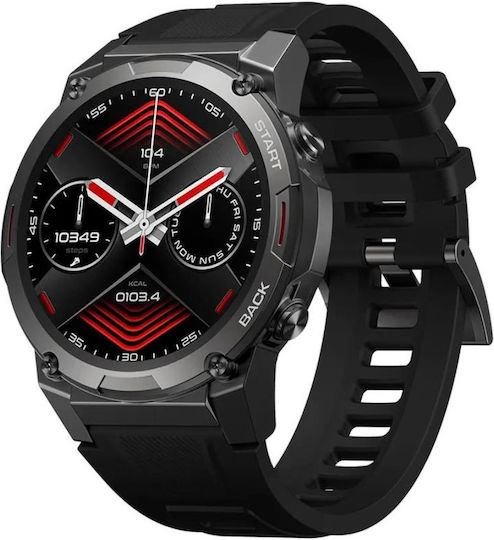 Zeblaze Vibe 7 Pro Aluminium Smartwatch with Heart Rate Monitor (Black) view 2