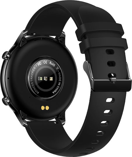 Jaga JS16 Smartwatch with Heart Rate Monitor (Black) view 2