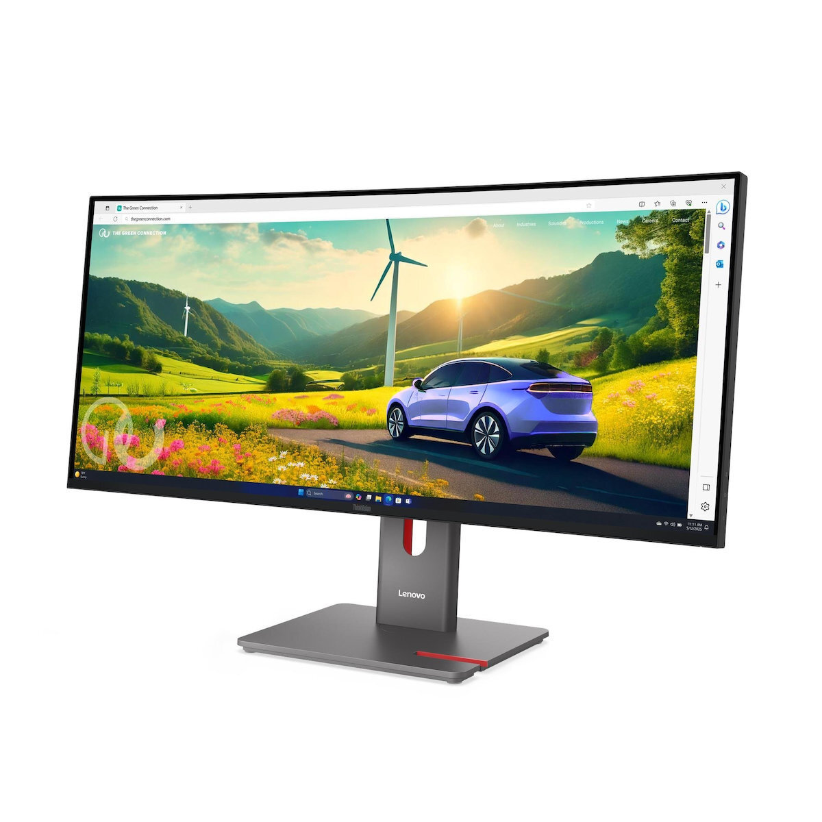 Lenovo 64ADZAT1EU Ultrawide IPS Curved Monitor 34" QHD 3440x1440 view 4