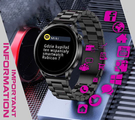 AGBarr Battery Watch with Metal Bracelet view 7