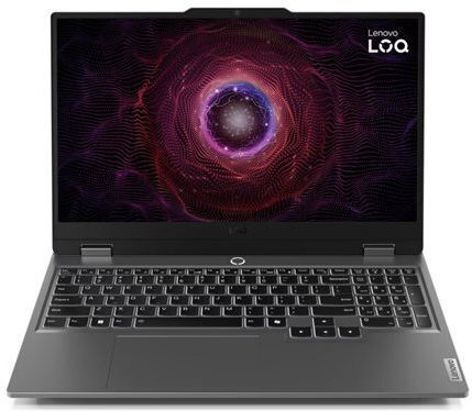 Lenovo LOQ 15ARP9 15.6" IPS FHD 144Hz (Ryzen 7-7435HS/16GB/512GB SSD/GeForce RTX 4050/W11 Home) Luna Grey (US Keyboard) view 1