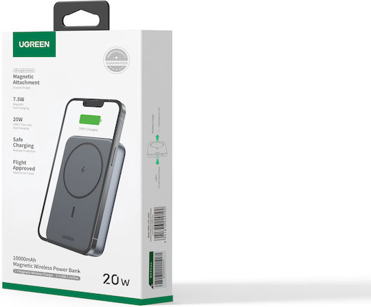 Ugreen PB561 MagSafe Power Bank 10000mAh 20W with USB-C Port Black view 9