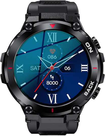 Giewont 460-1 Smartwatch with Heart Rate Monitor (Black) view 7