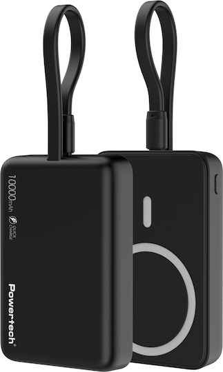 Powertech PT-1376 MagSafe Power Bank 10000mAh 20W Black