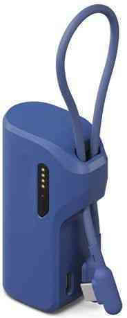 Cygnett Thumboost Power Bank 5000mAh 15W with 2 USB-C Ports Power Delivery Blue view 1