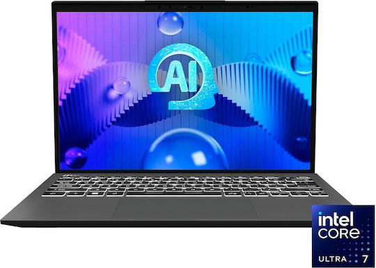 MSI Prestige 13 AI Evo A1MG-070PL 13.3" OLED (Ultra 7-155H/32GB/1TB SSD/W11 Home) Stellar Gray (US Keyboard)