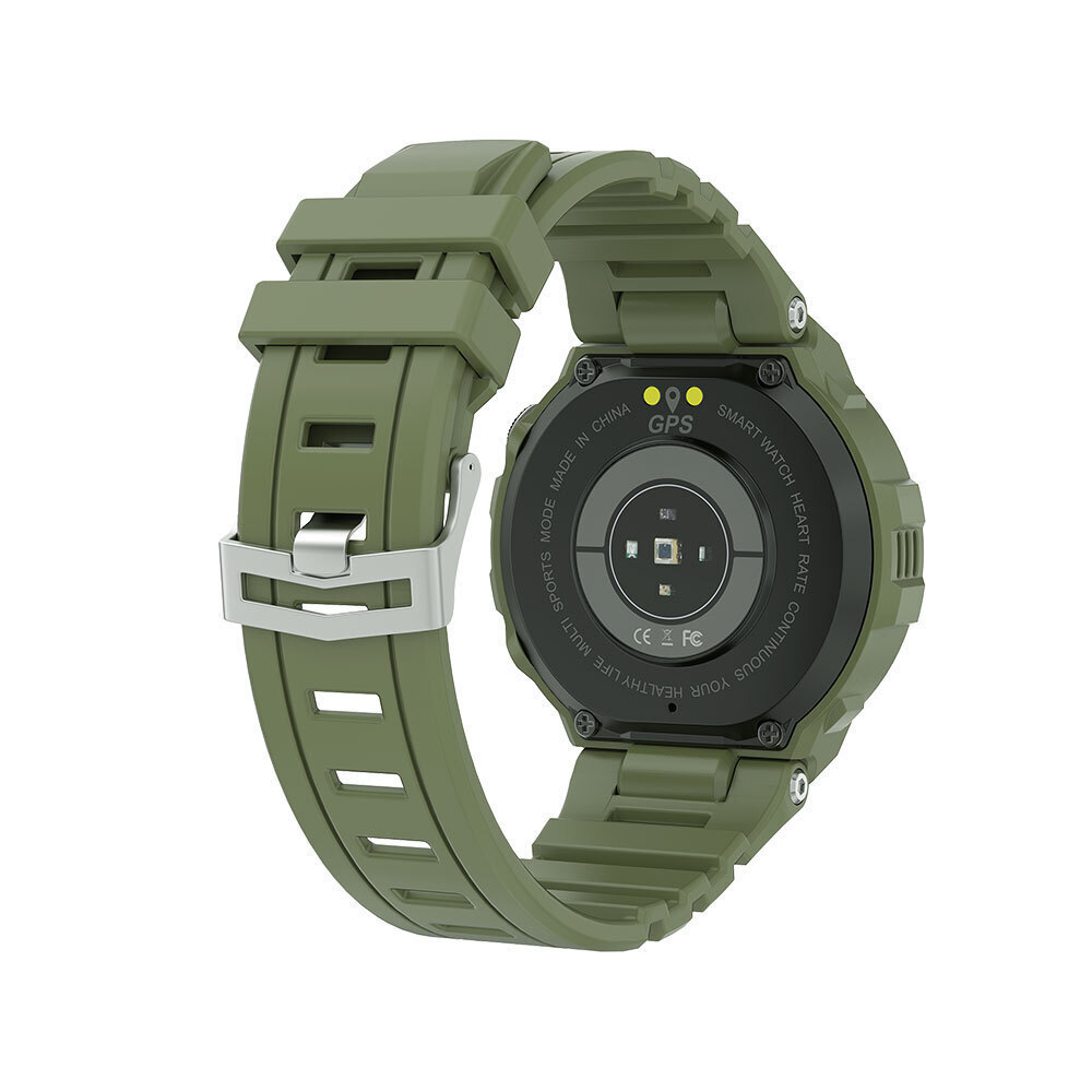 Aluminium Smartwatch with Heart Rate Monitor (Green) view 2