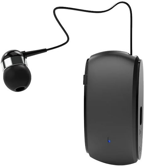 K68 In-ear Bluetooth Handsfree Earphone Lapel Black view 1