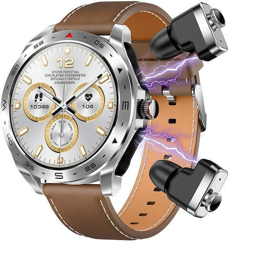 Lemfo T95 Smartwatch with Heart Rate Monitor (Silver)