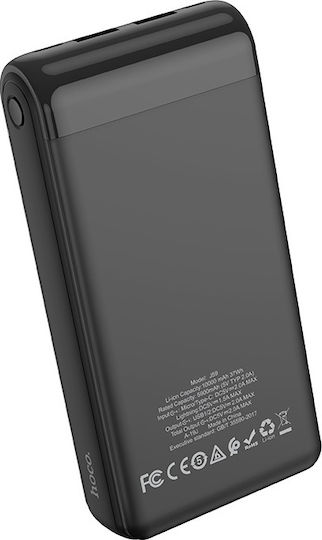 Hoco J59A Famous Power Bank 20000mAh with 2 USB-A Ports Black vue 2