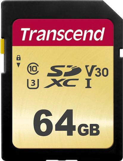 Transcend 500S SDXC 64GB U3 UHS-I view 1