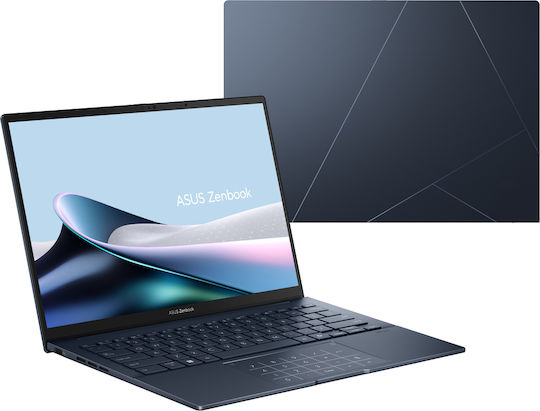Asus Zenbook S 14 OLED UX3405CA-PZ412X 14" Touchscreen 120Hz (Ultra 9-185H/32GB/1TB SSD/W11 Pro) Ponder Blue (US Keyboard) vue 2