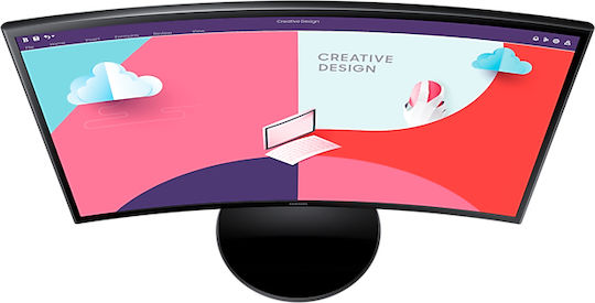 Samsung LS24C364EAUXEN VA Curved Monitor 24" FHD 1920x1080 view 8
