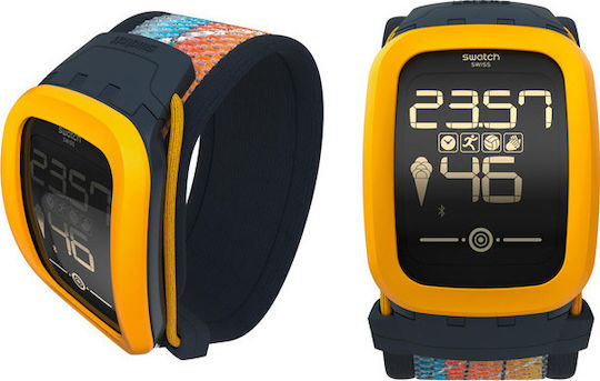 Swatch Touch Zero 1 Sunzero (Large) Smartwatch (Multicolour) view 4