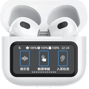Wiwu T23 Earbud Bluetooth Handsfree Earphones with Charging Case White