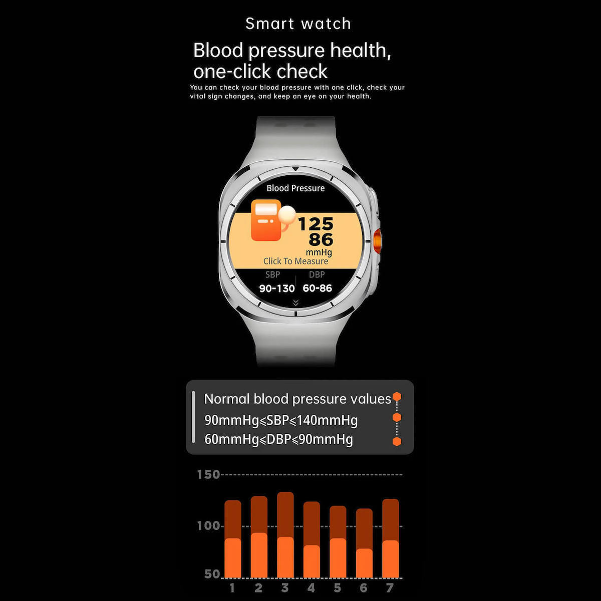 Smartwatch Microwear Kalobee Sk7 Ultra Black view 6
