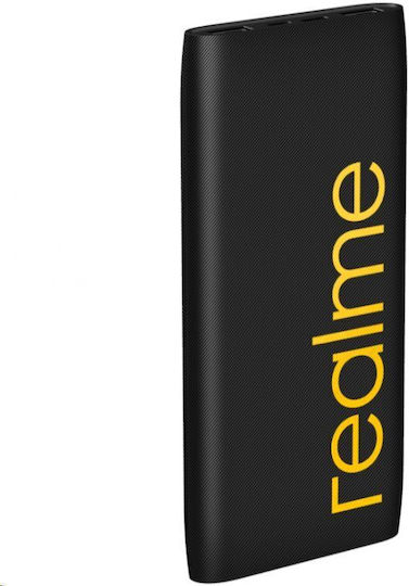 Realme 3i Power Bank 10000mAh 12W with 2 USB-A Ports Black