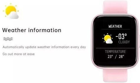 T99 Pro Smartwatch with Heart Rate Monitor (Pink) view 5