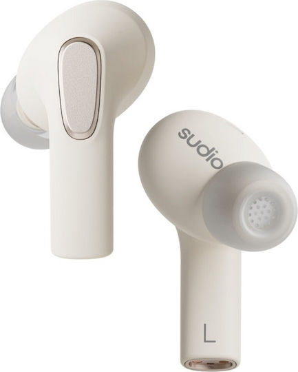 Sudio E3 In-ear Bluetooth Handsfree Earphones with Sweat Resistance and Charging Case White view 5