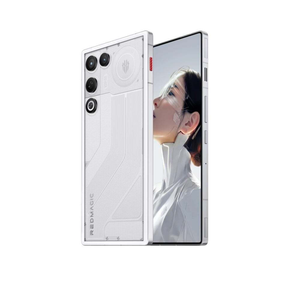 Nubia RedMagic 11 Air 5G Dual SIM (12/256GB) White Prism view 2