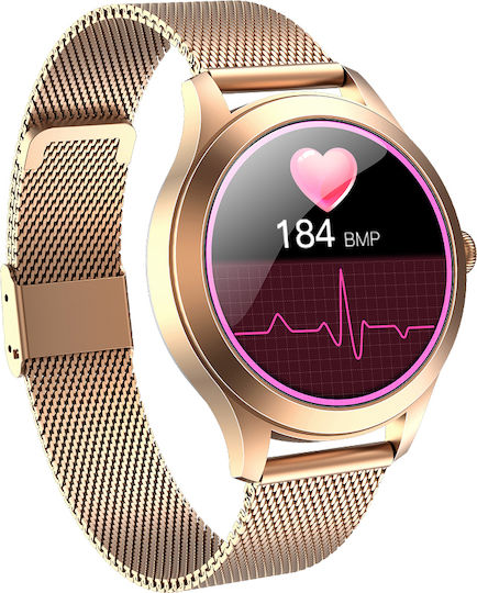 KW10 Pro 42mm Smartwatch with Heart Rate Monitor (Gold) view 3