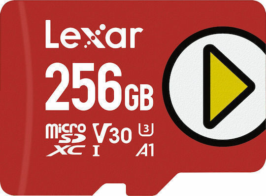 Lexar Play SDXC 256GB U3 V30 A1 UHS-I 160MB/s Memory Card with Adapter
