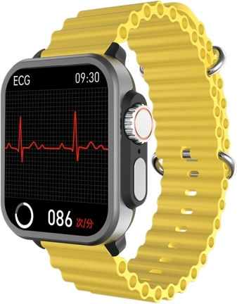 Spovan H6 1.83 Inch Tft Screen Smart Watch Supports Bluetooth Call Blood Oxygen Monitoring Yellow