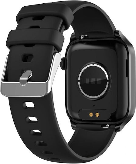 Anell C12 Pro Smartwatch with Heart Rate Monitor (Black) vue 4