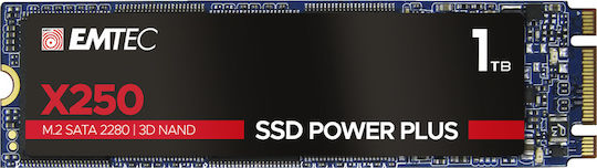 Emtec X250 SSD 1TB M.2 Type with SATA III Connection ECSSD1TX250 view 1