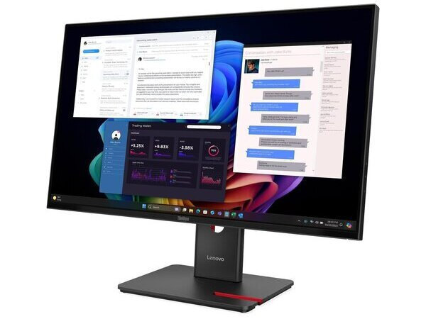 Lenovo ThinkVision T27UD-40 IPS Monitor 27" 4K 3840x2160 with Response Time 6ms GTG view 3