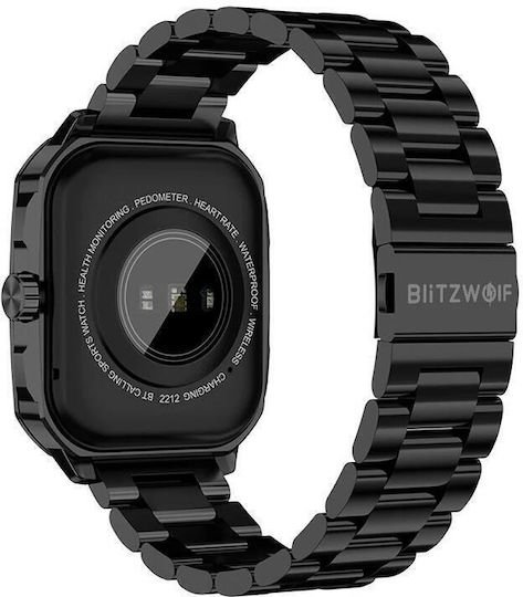 BlitzWolf BW-GTC3 Waterproof Smartwatch with Heart Rate Monitor (Black) view 6