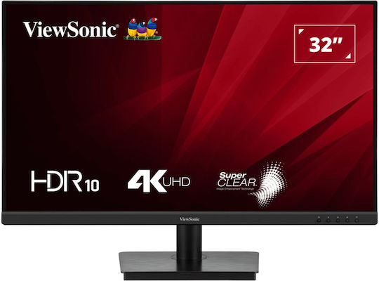 Viewsonic VA3208-4K-HD VA HDR Monitor 32" 4K 3840x2160 with Response Time 4ms GTG