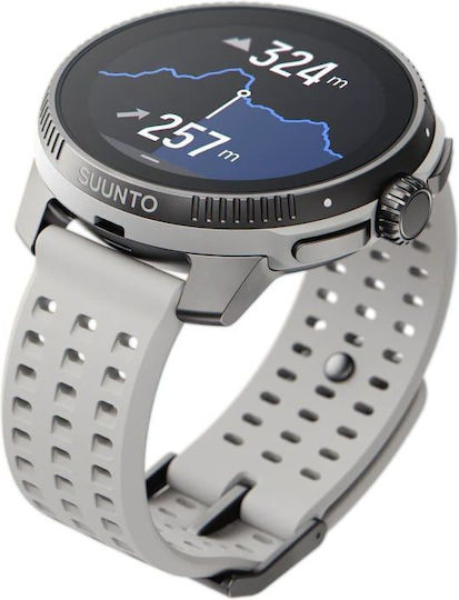 Suunto Race Stainless Steel 49mm Waterproof Smartwatch with Heart Rate Monitor (Birch) view 8