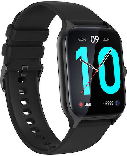 Colmi P60 Smartwatch with Heart Rate Monitor (Black) view 2