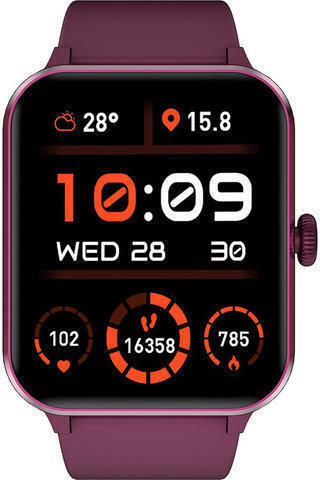 BlackView R50 45mm Smartwatch with Heart Rate Monitor (Claret) view 3