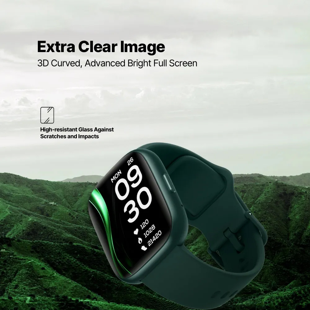 TTEC Tempus 47mm Smartwatch with Heart Rate Monitor Green view 4
