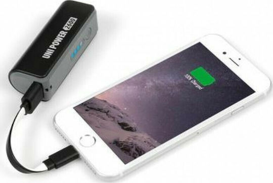 Lampa Uni-Power 2600mAh with USB-A Port Black view 5